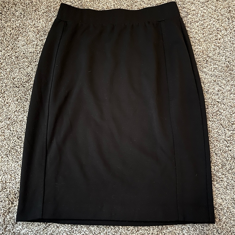Apt. 9 Classic Black Pencil Midi Skirt